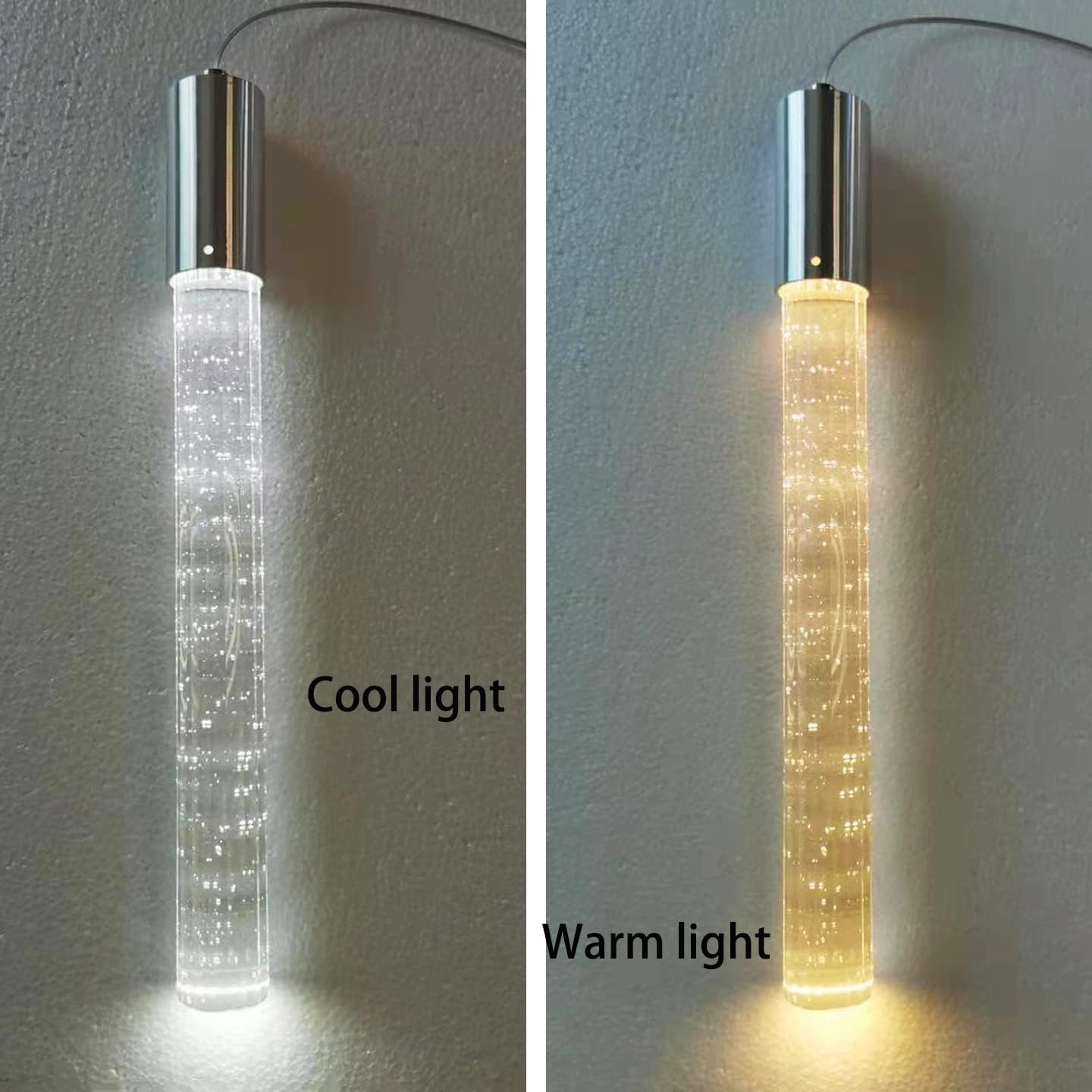 36 Lights 196" High Ceiling Chandelier Crystal Chrome Light Fixtures Dimmable Pendant Lighting Foyer Chandelier Fixtures for Living Room Staircase Hallway Flush Mount Ceiling Light Polished Chrome - Image 3