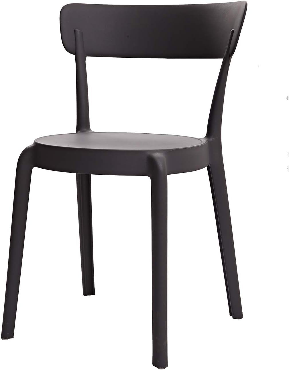Amazon Basics Beige, Armless Bistro Dining Chair-Set of 2, Premium Plastic - Image 9
