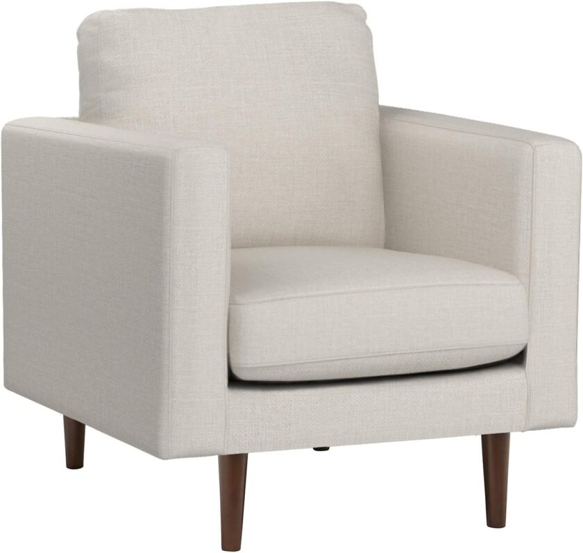 Amazon Brand - Rivet Revolve Modern Upholstered Loveseat Sofa, 56"W, Linen - Image 10
