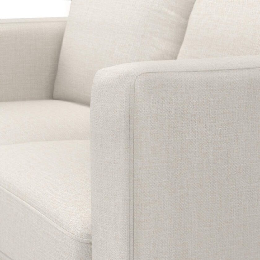 Amazon Brand - Rivet Revolve Modern Upholstered Loveseat Sofa, 56"W, Linen - Image 4