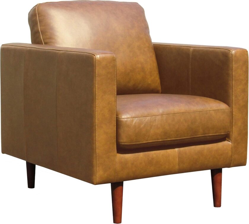 Amazon Brand - Rivet Revolve Modern Upholstered Loveseat Sofa, 56"W, Linen - Image 6