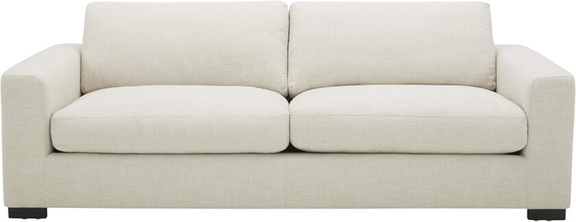 Amazon Brand - Stone & Beam Westview Extra Deep Down Filled Couch, 89"W Sofa, Cream - Image 4