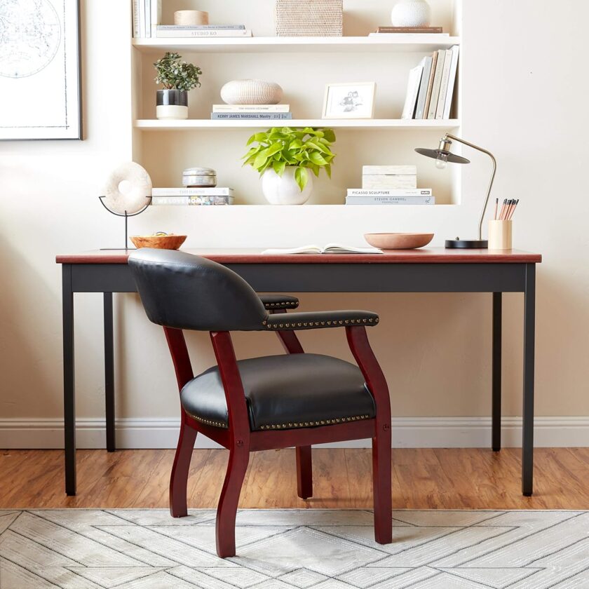 Boss Captainâ€™s Chair In Black Vinyl - Image 2
