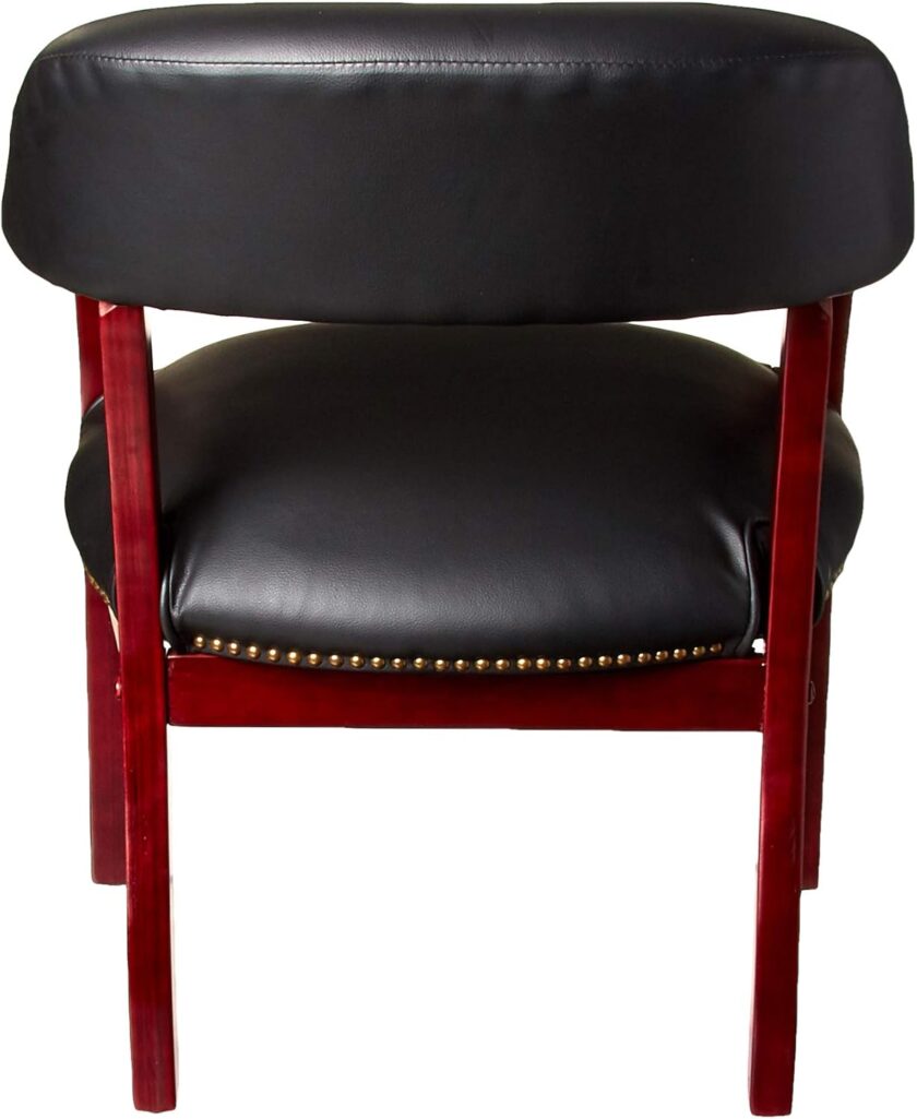 Boss Captainâ€™s Chair In Black Vinyl - Image 5