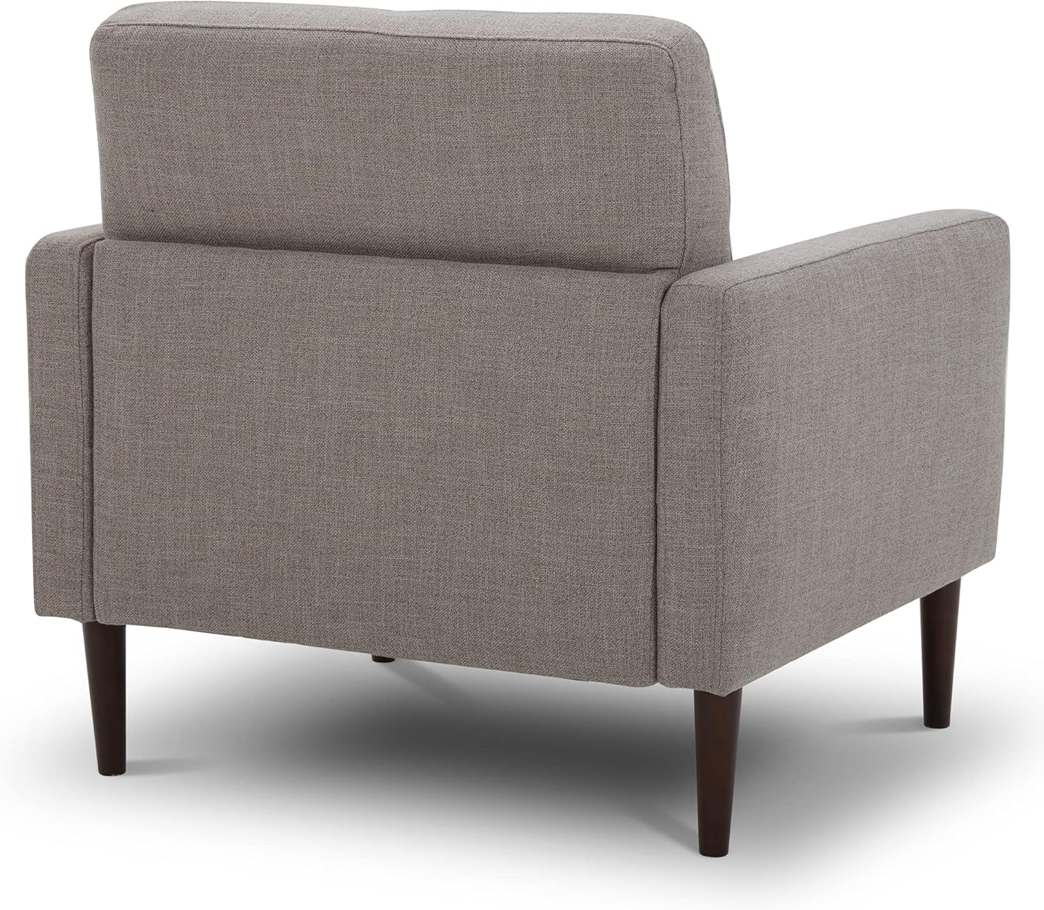 CHITA Living Room Chair Mid-Century Single Sofa Furniture 33''W Tufted Sofa Chair for Living Room Apartment, Solid Wood Leg, Easy Assembly, Flint Grey - Image 3