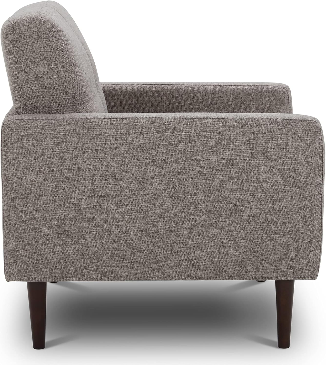 CHITA Living Room Chair Mid-Century Single Sofa Furniture 33''W Tufted Sofa Chair for Living Room Apartment, Solid Wood Leg, Easy Assembly, Flint Grey - Image 2