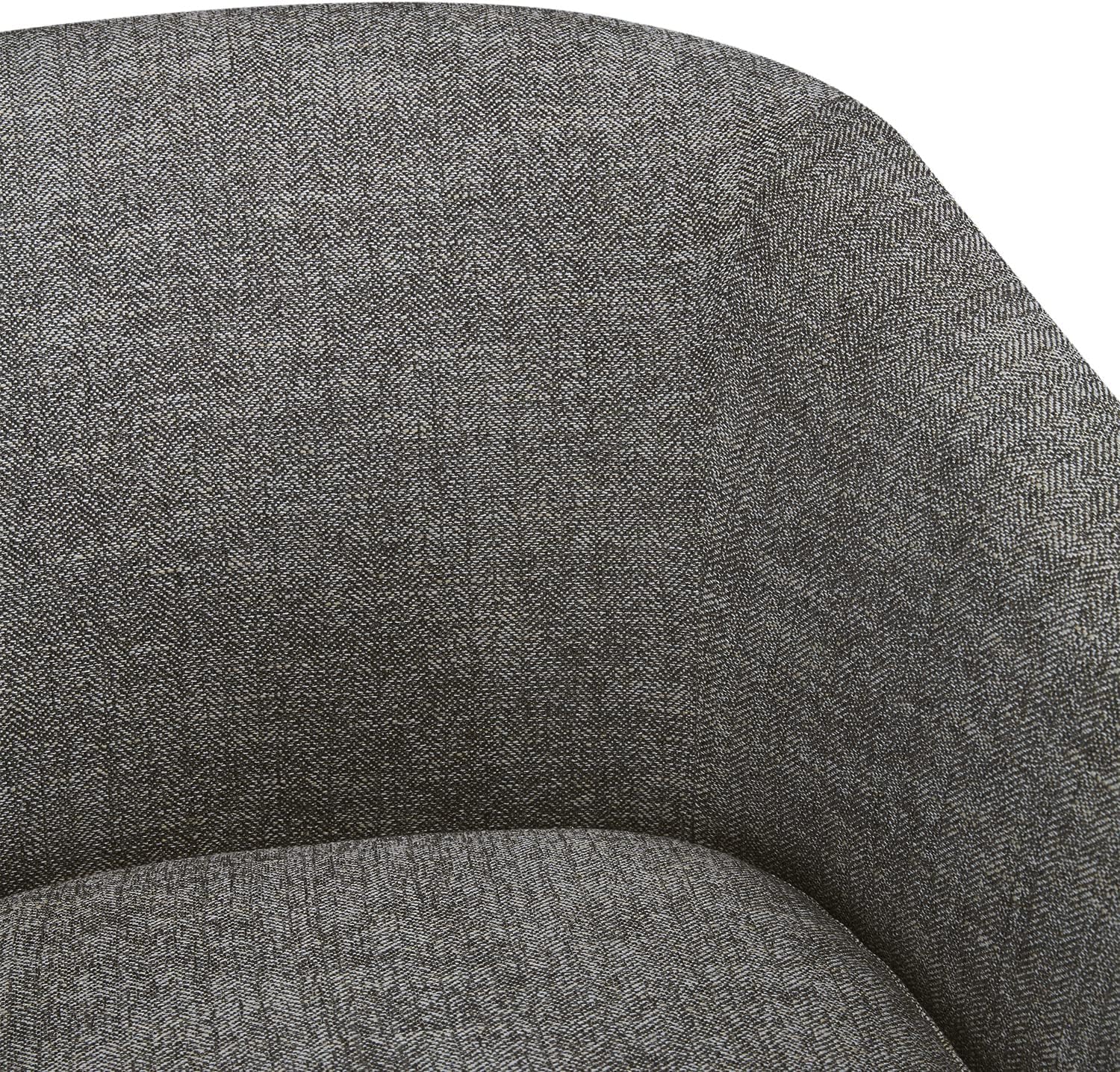 CHITA Swivel Accent Chair Armchair, Round Barrel Chair in Fabric for Living Room Bedroom, Pebble Grey - Image 6