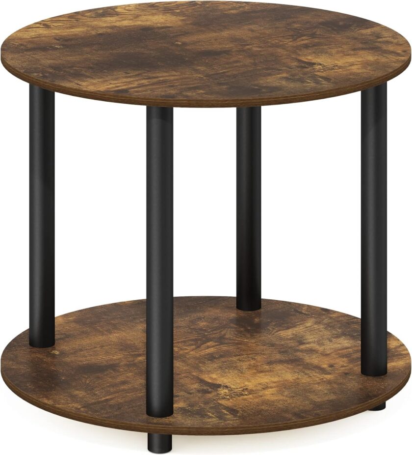 Furinno Simple Design Coffee Table, Dark Brown - Image 10