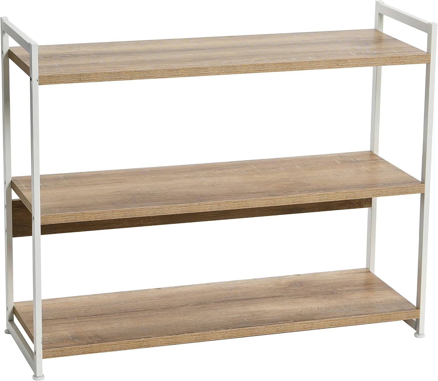 Household Essentials Jamestown Round Coffee Table Ashwood Rustic Wood Grain and Black Metal, 31.5 x 31.5 - Image 81