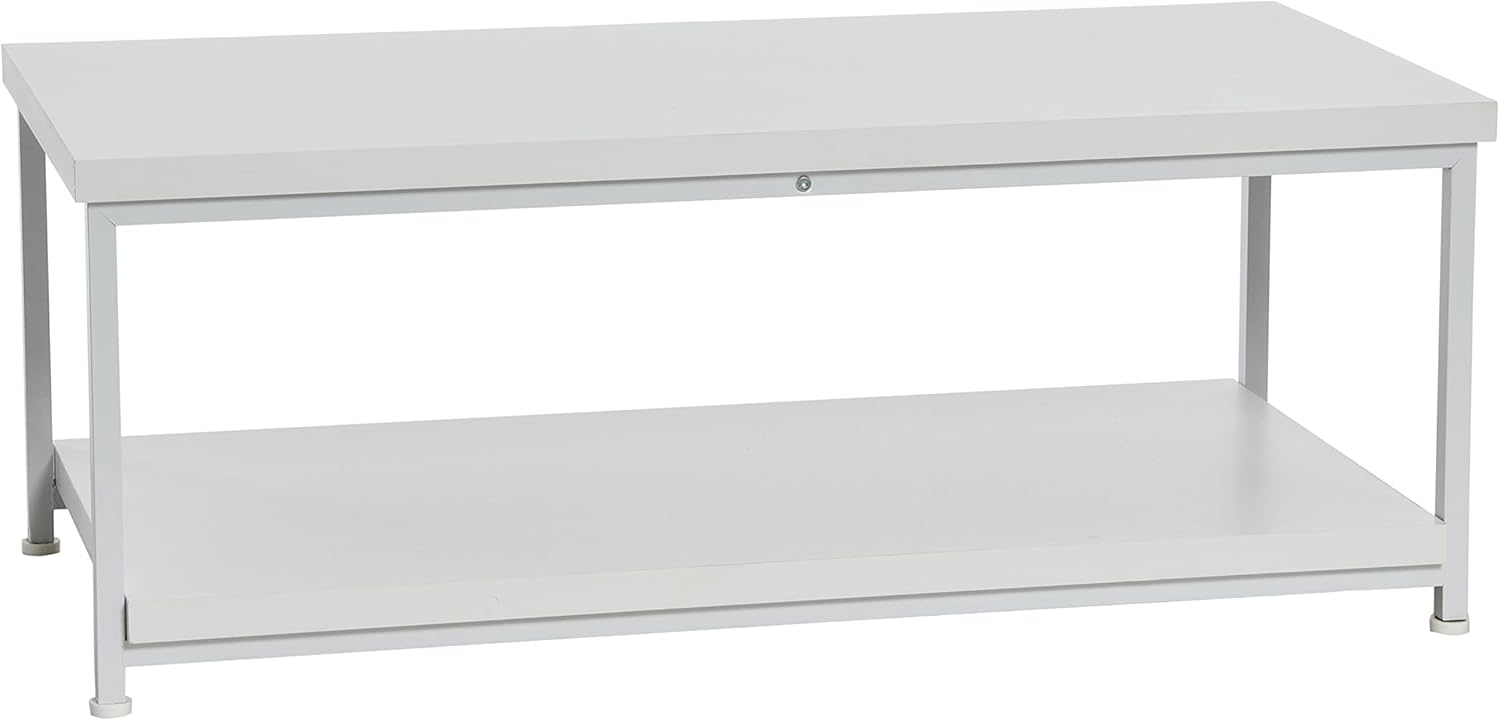 Household Essentials Jamestown Round Coffee Table Ashwood Rustic Wood Grain and Black Metal, 31.5 x 31.5 - Image 41