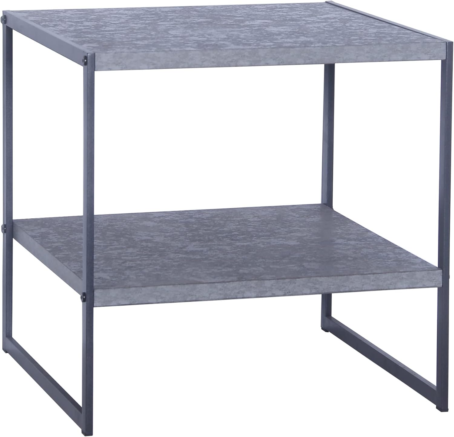 Household Essentials Jamestown Round Coffee Table Ashwood Rustic Wood Grain and Black Metal, 31.5 x 31.5 - Image 78