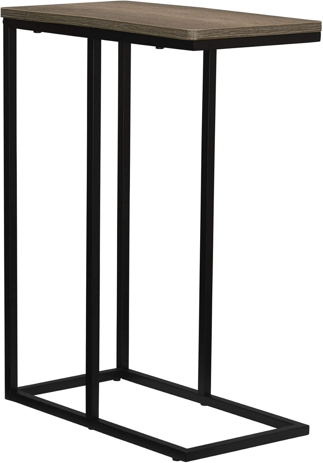 Household Essentials Jamestown Round Coffee Table Ashwood Rustic Wood Grain and Black Metal, 31.5 x 31.5 - Image 79