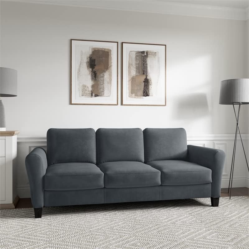 LifeStyle Solutions Watford Sofa, 78.8" W x 31.5" D x 33.9" H, Dark Grey - Image 4