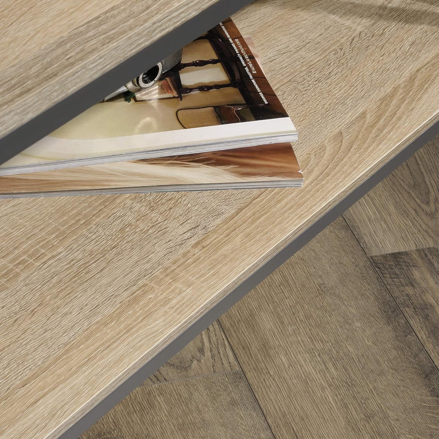 Sauder North Avenue Coffee Table, Charter Oak finish, L: 31.50" x W: 20.00" x H: 16.54" - Image 5