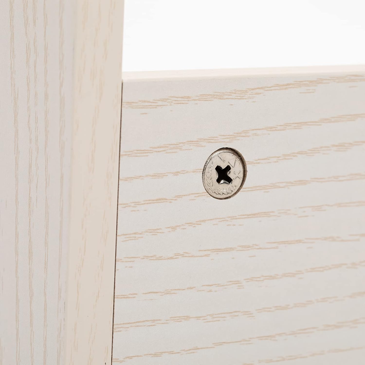 SOSPIRO Farmhouse Over The Toilet Storage with Sliding Barn Door, Freestanding Bathroom Organizer Over Toilet Storage Cabinet Shelf Space Saver Rack for Restroom, Laundry, White - Image 6