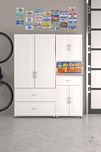 SystemBuild Kendall 1 Drawer\/2 Door Base Storage Cabinet 24" - White - Image 4