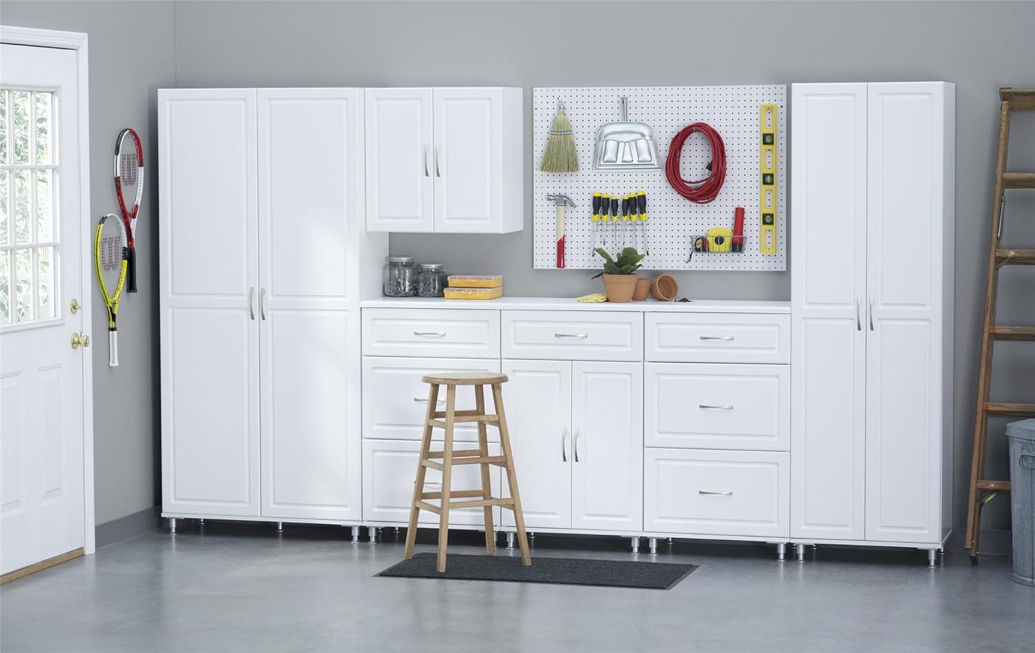 SystemBuild Kendall 1 Drawer\/2 Door Base Storage Cabinet 24" - White - Image 10