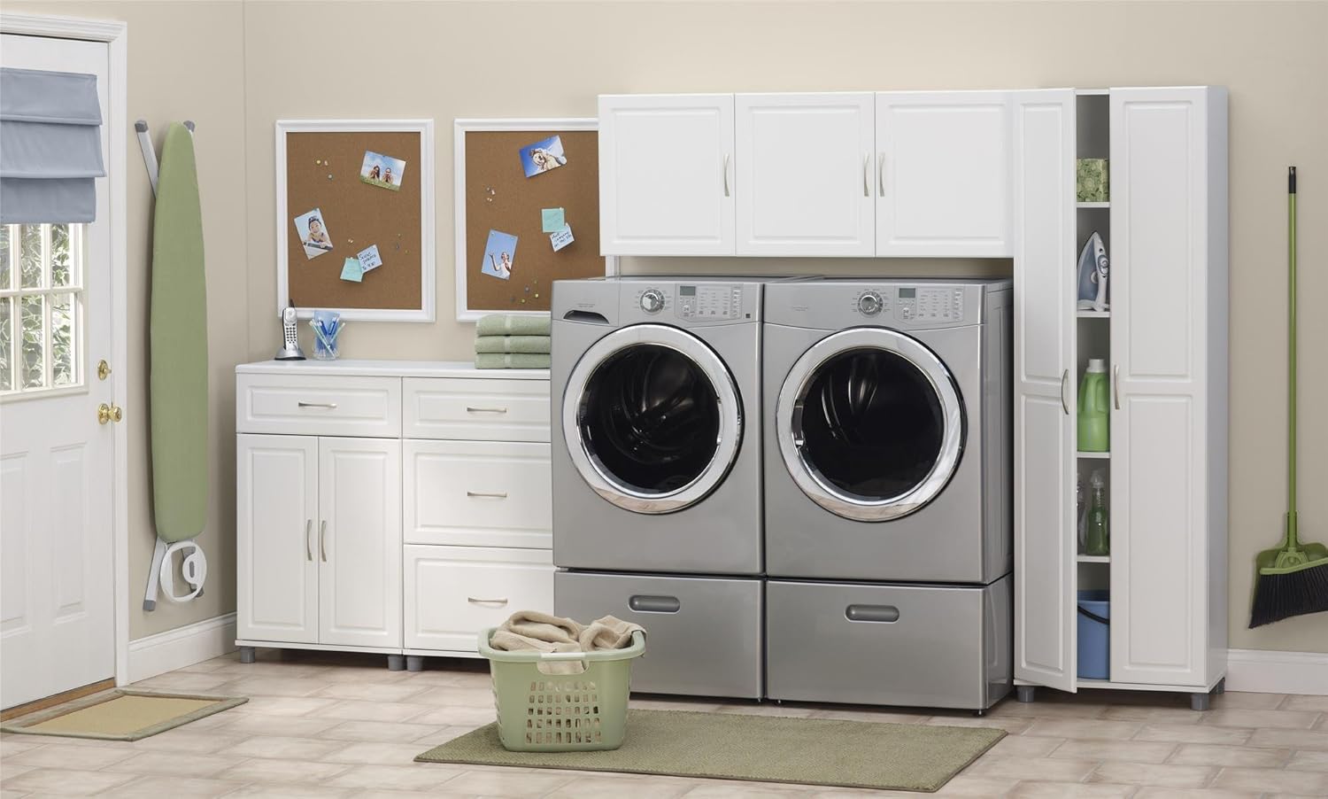 SystemBuild Kendall 1 Drawer\/2 Door Base Storage Cabinet 24" - White - Image 9