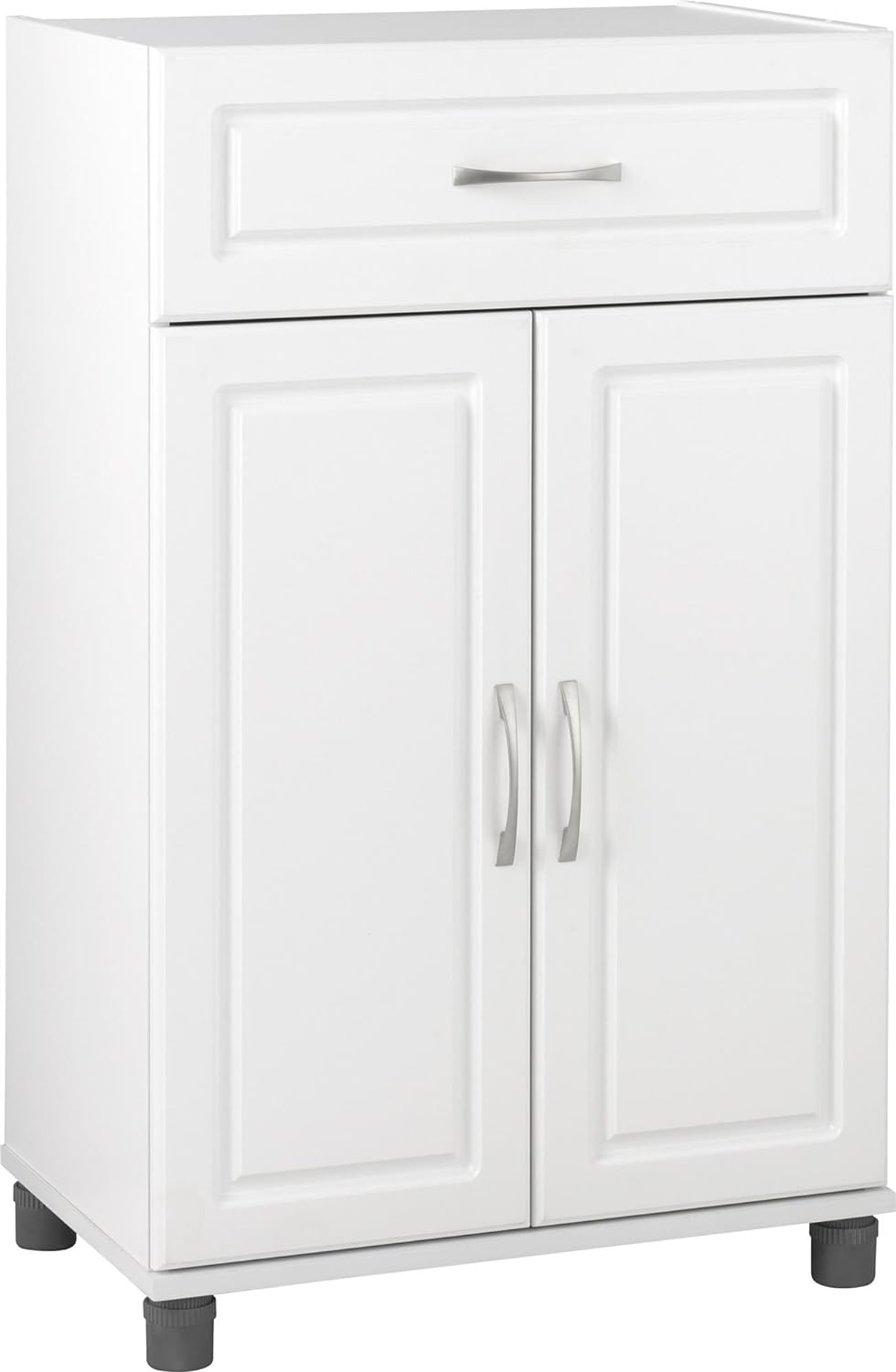 SystemBuild Kendall 1 Drawer\/2 Door Base Storage Cabinet 24" - White