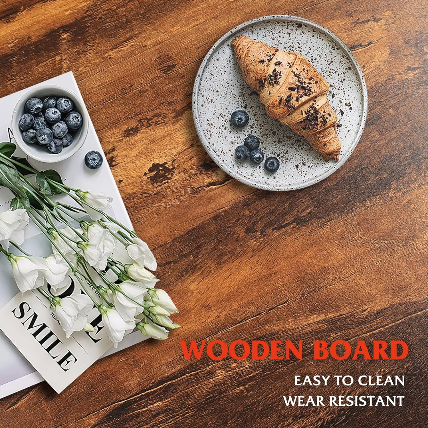 WLIVE Wood Lift Top Coffee Table with Hidden Compartment and Adjustable Storage Shelf, Lift Tabletop Dining Table for Home Living Room, Office, Rustic Oak - Image 8