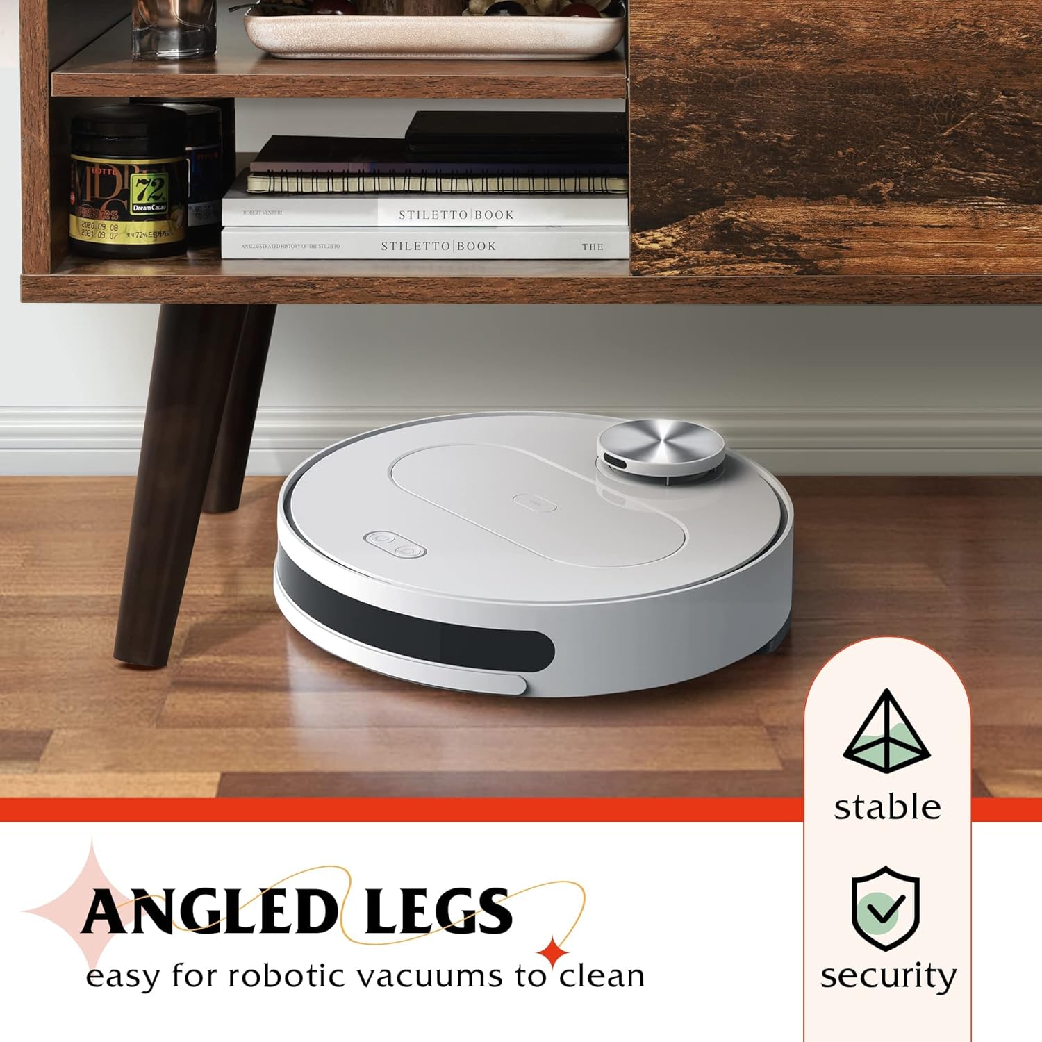 WLIVE Wood Lift Top Coffee Table with Hidden Compartment and Adjustable Storage Shelf, Lift Tabletop Dining Table for Home Living Room, Office, Rustic Oak - Image 7