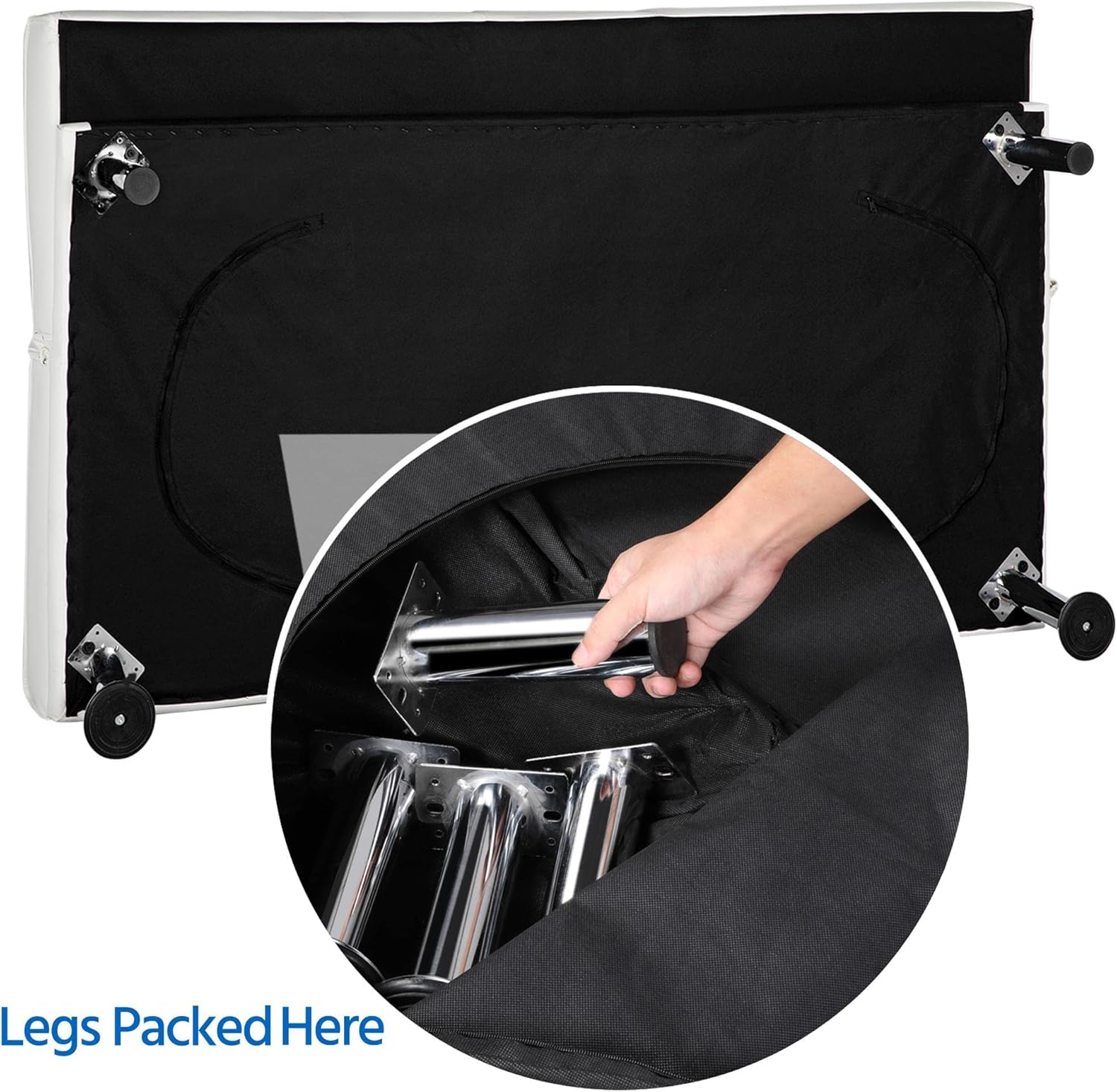 Yaheetech Convertible Sofa Bed Adjustable Couch Sleeper Modern Faux Leather Home Recliner Reversible Loveseat Folding Daybed Guest Bed, Removable Armrests, Cup Holders, 3 Angles, 772lb Capacity, White - Image 9