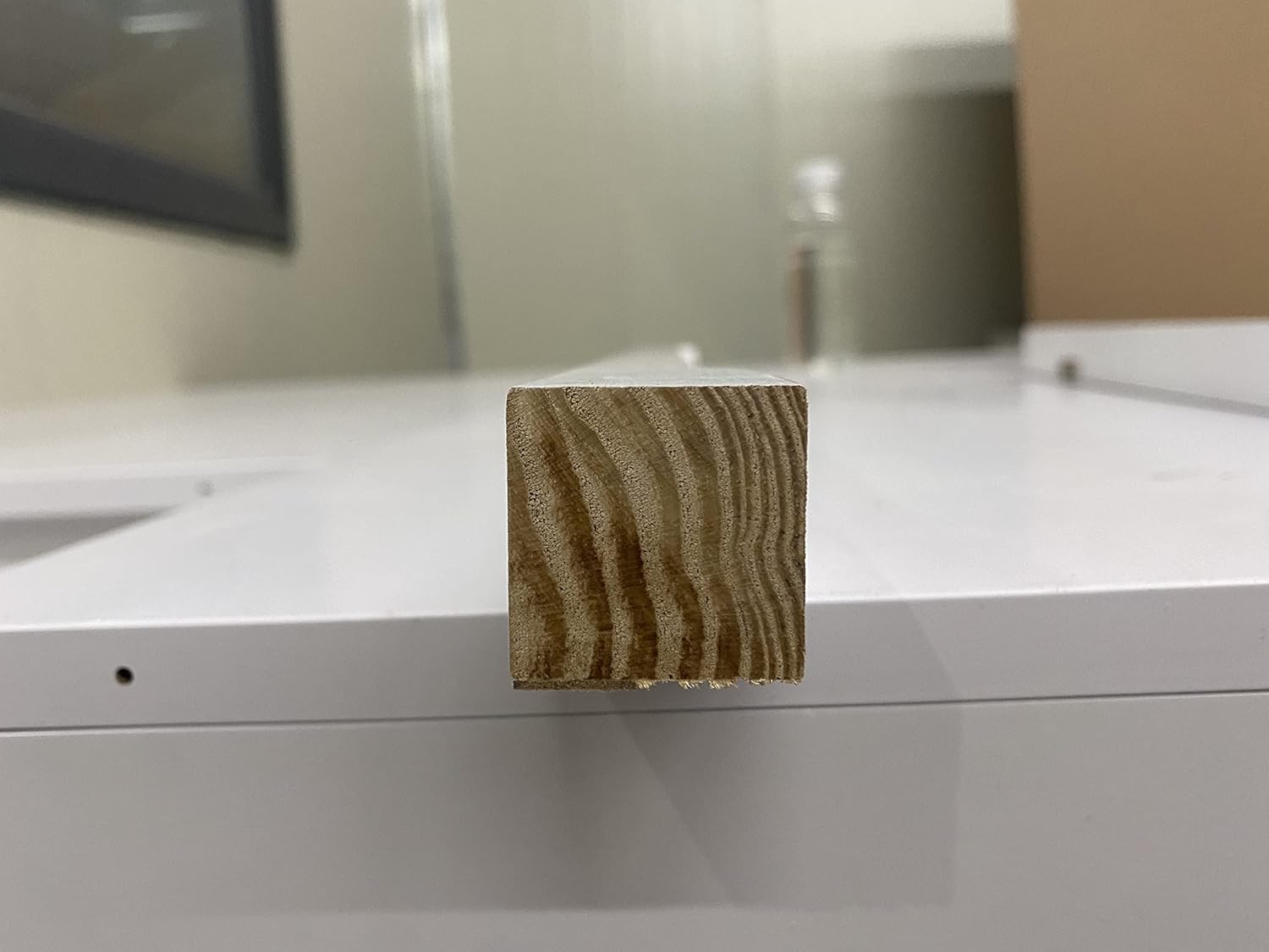 Yaheetech Wooden Floor Cabinet, Side Storage Organizer with 4 Drawers and 1 Cupboard, Freestanding Entryway Storage Unit Console Table, Bathroom Furniture Home Decor, White - Image 9